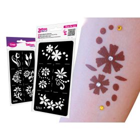 2 darabos Testfestő sablon csomag S250-S253