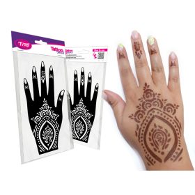 2 darabos Testfestő sablon csomag  kézfejre S106  