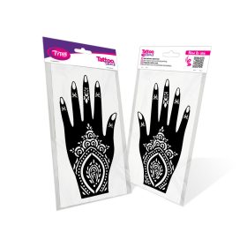 2 darabos Testfestő sablon csomag  kézfejre S106  