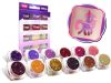 Csillámpor szett 12 x 2,5 ml meleg színek (warm colours)