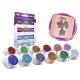 Csillámpor szett 12 x 2,5 ml multi színek (holographic colours)