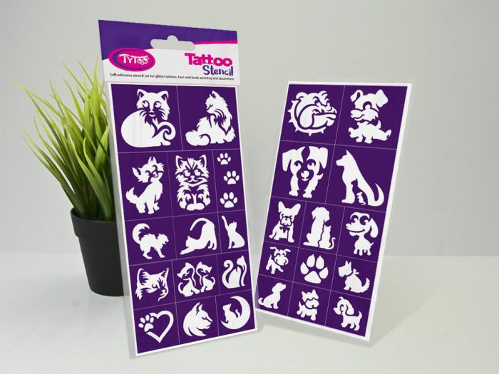 Cats & Dogs - Kutyák és macskák sablon szett