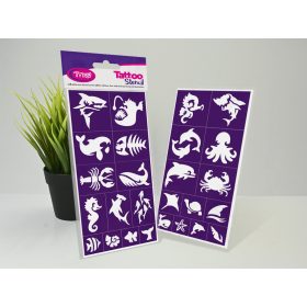 Sea Animals - Tengeri állatok sablon szett