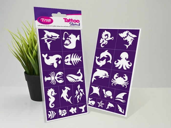 Sea Animals - Tengeri állatok sablon szett