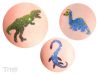 Dinosaurs - Dinoszauruszok sablon szett