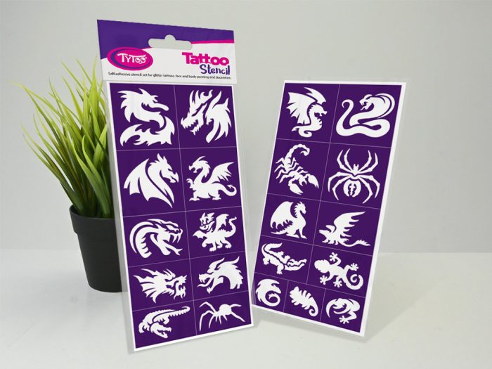 Dragons & Lizards - Sárkányok és gyíkok sablon szett