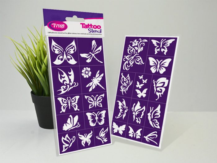  Butterflies - Pillangók sablon szett