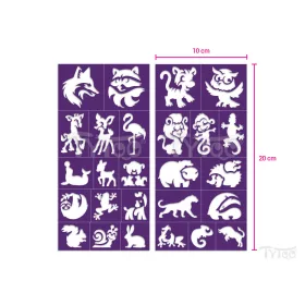 Forest Animals - Erdei állatok sablon szett