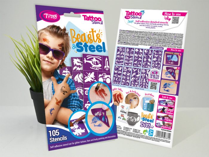 TyToo Beasts & Steel Sablon Szett