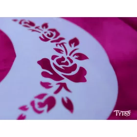 TyToo félarc sablon - Rózsák