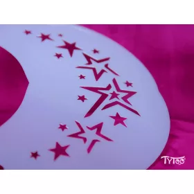 TyToo félarc sablon - Csillagok