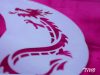 TyToo félarc sablon - Sárkány