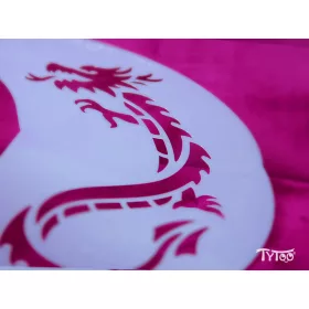 TyToo félarc sablon - Sárkány