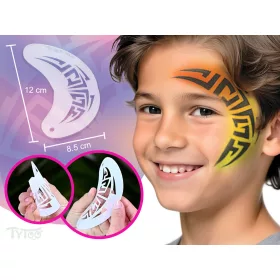 TyToo félarc sablon - Maori