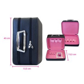 Fekete SzempillanTáska - (Kozmetikai Táska)